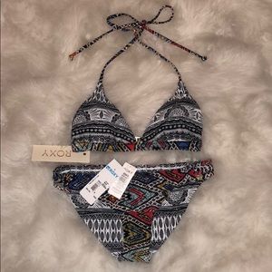 NWT Geometric Print Reversible Bikini